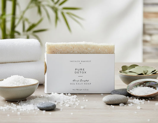bar of sea salt soap called Pure Detox