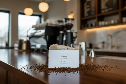 bar of coffee soap called Coffee House